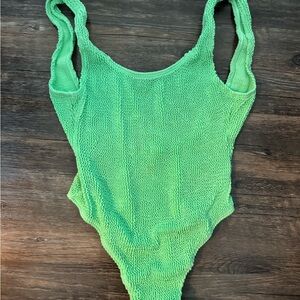 Vibrant Green women’s  One Piece Swimsuit